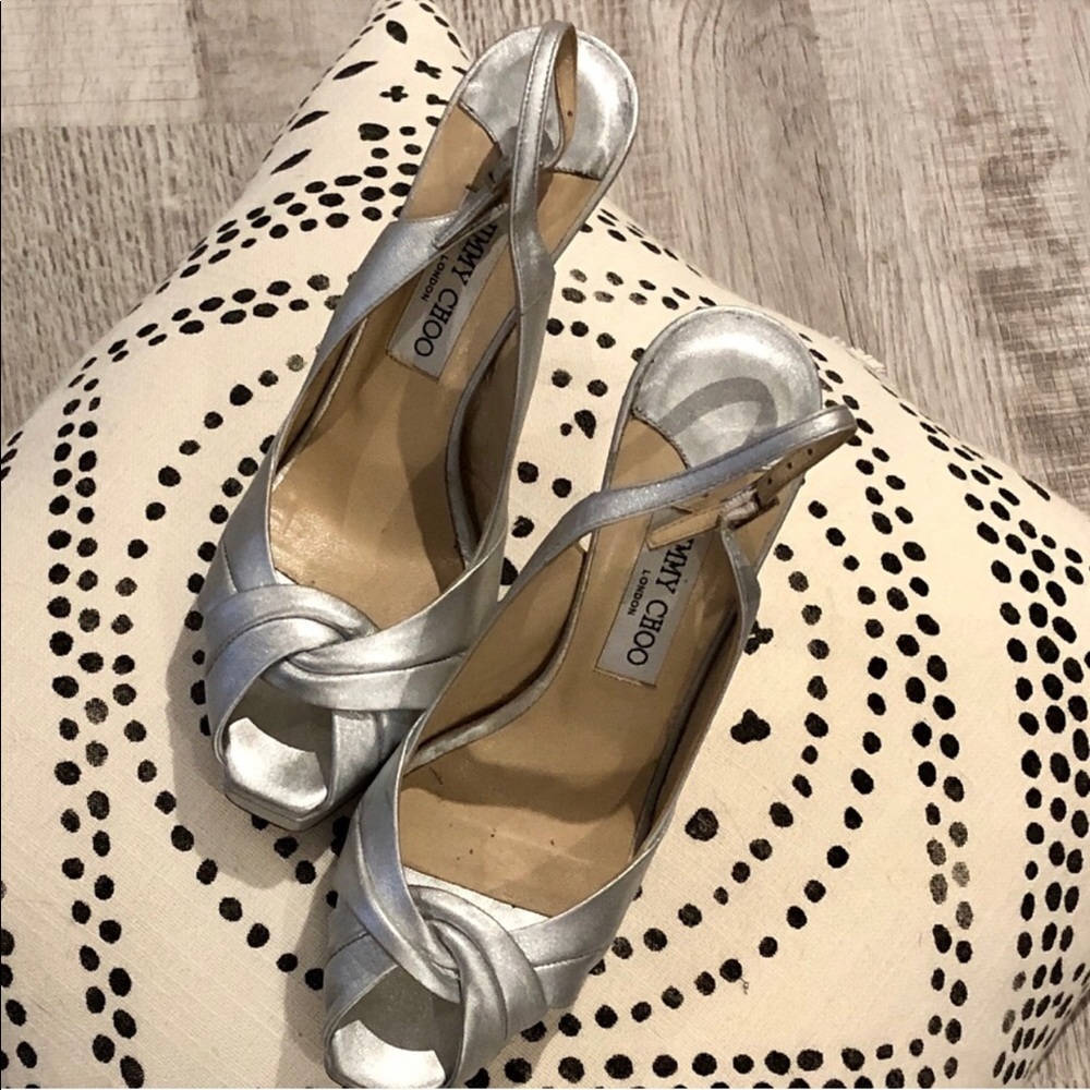 Jimmy choo peep toe sandal